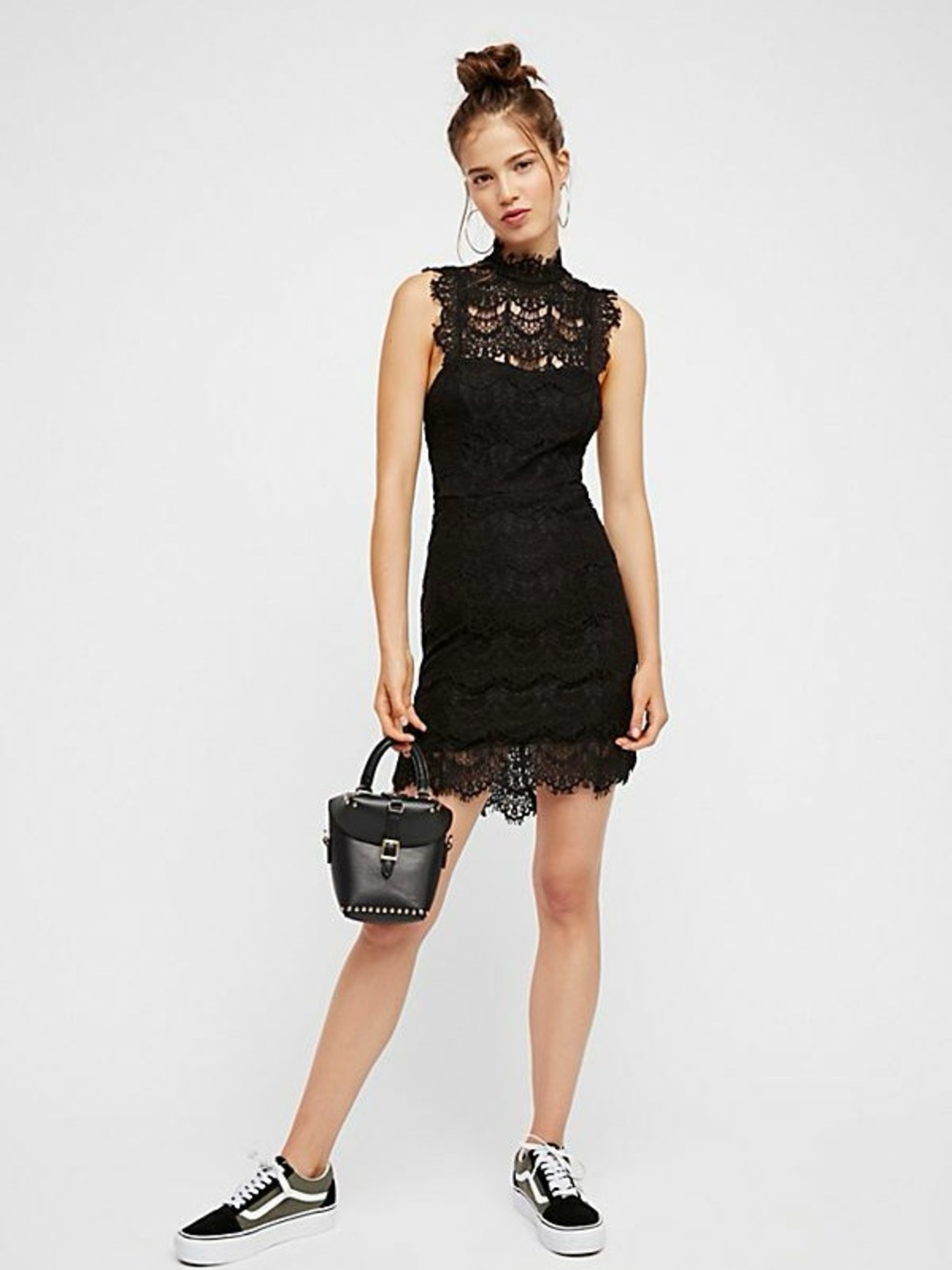 FREE PEOPLE LACE DAYDREAM BODYCON SLIP
DRESS BLACK size Small - Picture 3 of 16